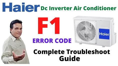 Reset and will run for a few minutes then will show f1 - Answered by a verified HVAC Technician. . F1 error air conditioner